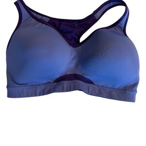 Old Navy Women's Purple/Blue Sports Bra Racerback size 34D